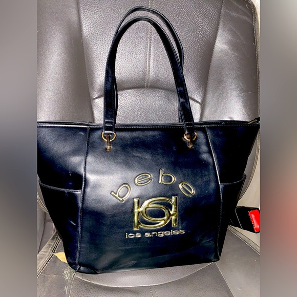 NICE Big Enough BEBE LA LOS ANGELES BAG PURSE - Picture 1 of 7